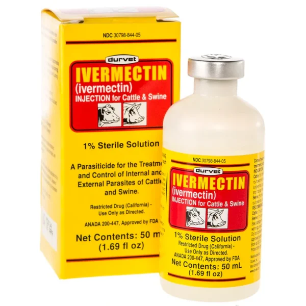 Durvet Ivermectin Injectable 50 mL