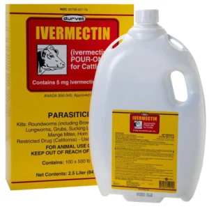 Durvet Ivermectin Pour On Dewormer 2.5 Liters