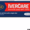 Farnam Ivercare Ivermectin 1.87% Paste Horse Dewormer, Apple Flavor, 0.21-oz syringe, 1 count
