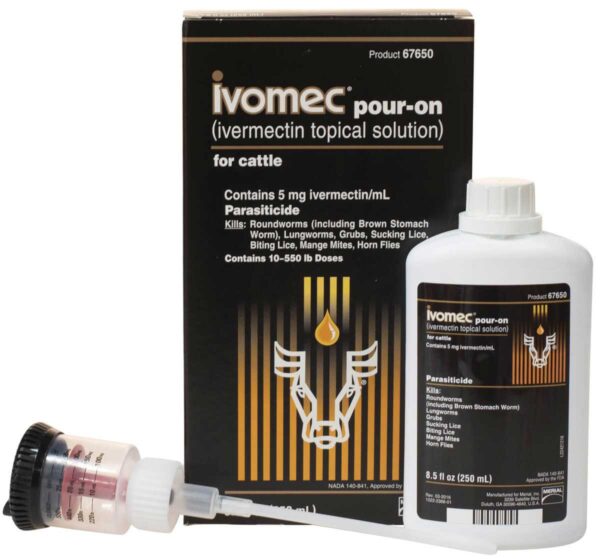Ivomec Pour-On Parasiticide for Cattle
