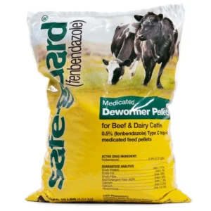 Merck Animal Health Safe-Guard Dewormer 0.5% Alfalfa-Based Pellets 10lb