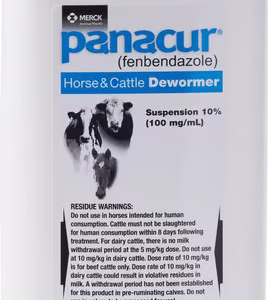 Panacur Suspension Horse Dewormer, 1 liter bottle