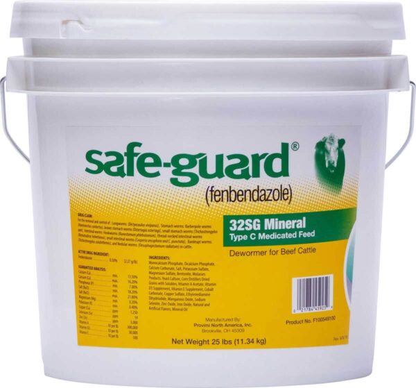 Safe-Guard 32SG Mineral Dewormer for Beef Cattle